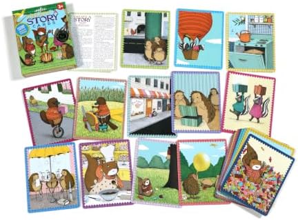 eeBoo: Animal Village Create a Story Pre-Literacy Cards, 36 Cards with Colorful Characters, Encourages Imagination, for Ages 3 and up - Image 3