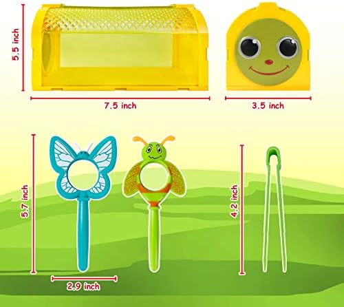ESSENSON Outdoor Explorer Kit & Bug Catcher Kit with Vest, Binoculars, Magnifying Glass, Butterfly Net, Hat and Backpack Camping Adventure Toy Birthday Gift for Boys & Girls Age 3-12 Year Old - Image 5