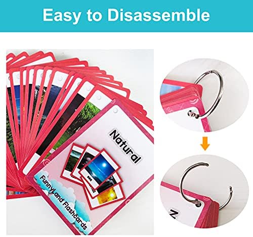 Lilias Natural Flash Cards, Toddler Learning Toys, Preschool Learning Toys, Homeschool Supplies, Learning Supplies for Kindergarten, 4.3 X 3.14 Inch, 23 Cards in Set - Image 4