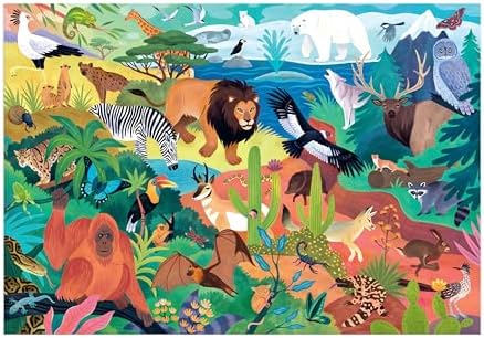Mudpuppy - Animals of the World 100 Piece Jigsaw Puzzle for Kids - Image 2