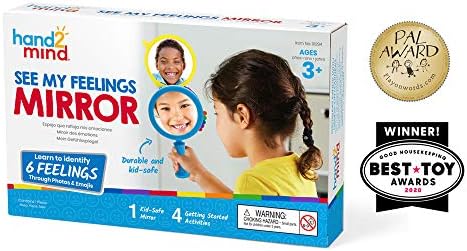 hand2mind See My Feelings Mirror (Set of 4), Feelings and Emotions Toys - Image 3