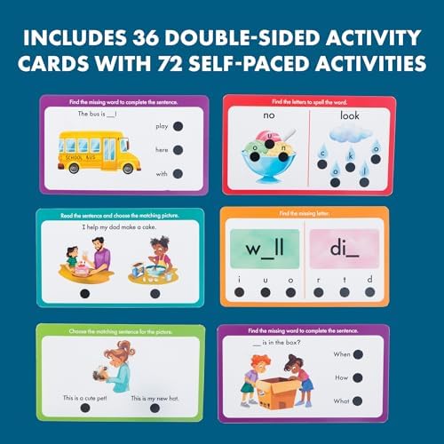 Educational Insights Hot Dots® Sight Words Card Set - Learn to Read Activities for Kids, Includes 26 Double-Sided Cards, Reading Games, Reading Tools, Gift for Ages 4+ - Image 4