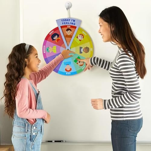 Kids Emotion Wheel, Feelings Wheel, Feelings Kid Charts, Expression Emotions Chart, Emotional Toys for Toddlers and preschoolers - Image 4