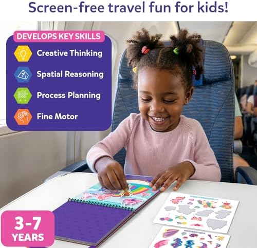 Skillmatics Peelies – Unicorns & Princesses, Reusable Sticker Activity Book - Image 5