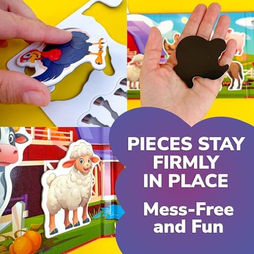Magnetic Puzzles for Toddlers 3-5 - Kids Travel Toys for Boys and Girls - Image 3