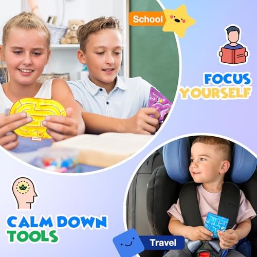 Sensory Fidget Toys for Children with Autism: Calming Gel-Filled Maze for Classroom and Home - Special Needs Sensory Toys for Kids Travel - Image 6