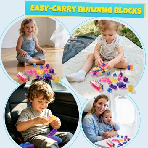 JONEG Squishy Building Blocks Sensory Toys for 3 4 5 Year Old Kids - Image 6
