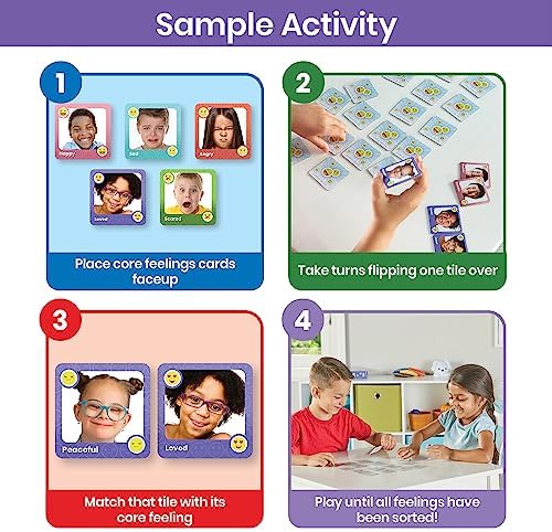hand2mind Express Your Feelings Memory Match Game, Emotion Cards - Image 3