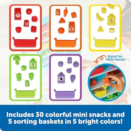Learning Resources Sorting Snacks Mini Fridge - Image 3