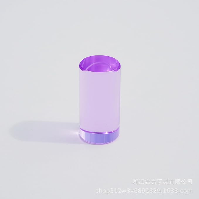Rainbow Acrylic Blocks, 16 Stackable Cylinders for Kids Ages 3+ - Image 6