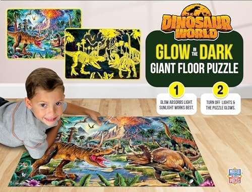 Glow in the Dark - Dinosaur World 48 Piece Floor Puzzle - Image 3