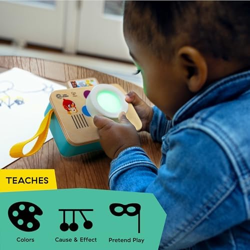 Baby Einstein + Hape Learning Lens Toy Camera for Pretend Play, Ages 6 Months and Up - Image 5