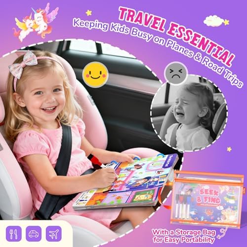 JoyCat Seek & Find Game Book, Educational Toys for Girls Ages 3-6 - Image 3