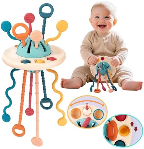 Sensory Toys for 1.5 Year Old, Montessori Toys Hanging in Stroller by Unknown