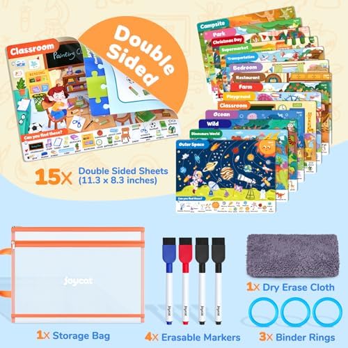 JoyCat Seek & Find Game Books - Preschool Learning Activity for 3-8 - Image 6