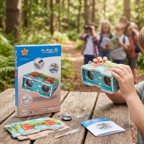 STEM DIY Binoculars Kit - Build & Explore Optics, Astronomy - Image 3