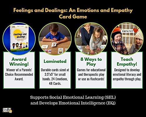 Feelings and Dealings: an Emotions and Empathy Card Game | Emotional Intelligence for Kids Ages 3–7 | SEL Activities | Educational Counseling Tool for Parents, Teachers & Therapists - Image 6