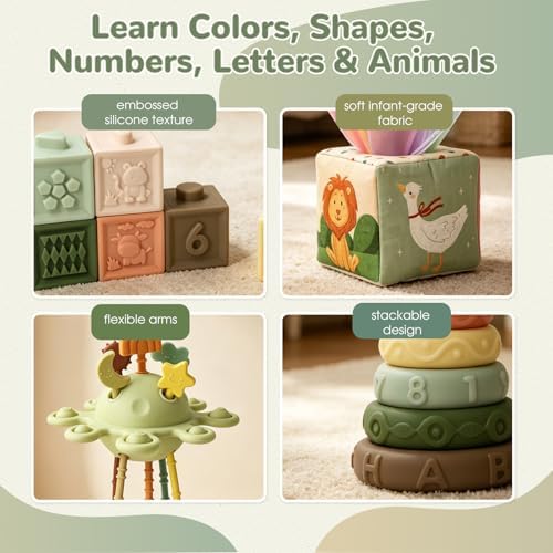 Baby Toys for 6 to 12 Months, Montessori Toys for 6-8-9-12 Month Old - Image 4