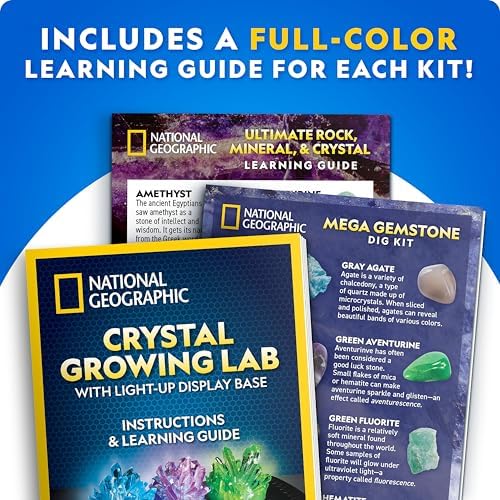 National Geographic Geology Kit with Crystals, Gem Dig, & Rock Collection - Image 6