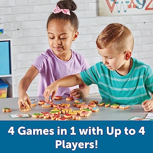 Learning Resources Goodie Games ABC Cookies - Alphabet Letters, Learn to Read and Write, Phonics and Spelling , Fine Motor Skills, Toddler Toys, Kids Games, Manipulatives Preschool Activities - Image 4