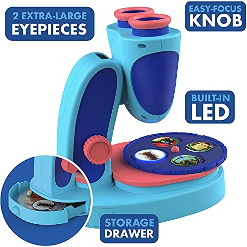 Educational Insights GeoSafari Kidscope - STEM Toys for Kids, Toddler Learning Toys, Kids Microscope with Prepared Slides, Science Set for Boys and Girls Ages 5+ - Image 6