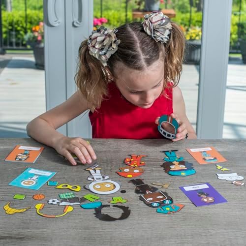 Open The Joy Magnetic Dress-Up Playset for Kids, Mix & Match, Ages 4+ - Image 5