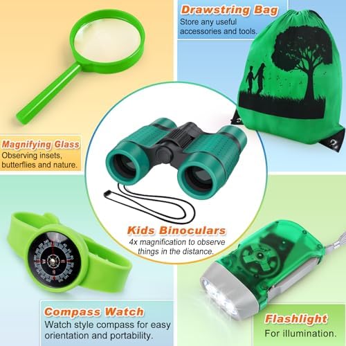 Kids Explorer Kit & Bug Catcher Kit, 7 Pcs Kids Outdoor Exploration Set - Image 4