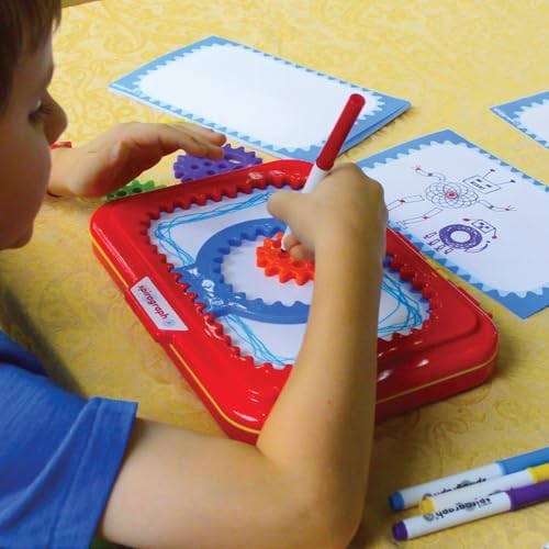 Spirograph Jr. — Jumbo Sized Gears Classic Retro Toy For Spiral Drawing Art Design Toy Kit for Smaller Hands — For Kids Ages 3 and Up - Image 2