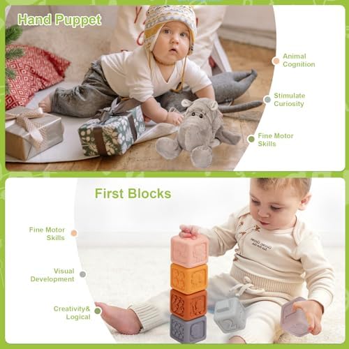Adena Montessori 6 in 1 Sensory Play Kit 7-12 Months Baby - Image 5