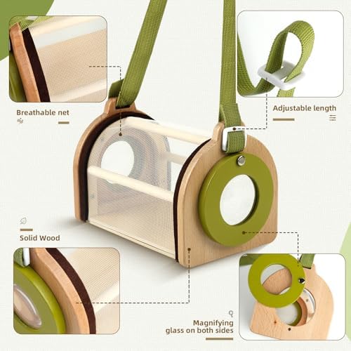 Wooden Bug Catcher Kit for Kids, Bug Catching & Insect Explorer Set - Image 5