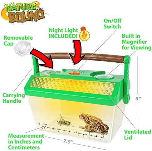 Nature Bound Bug Catcher Critter Barn Habitat | Bug Catcher Kit for Kids | Outdoor Nature Exploration Toys | Indoor/Outdoor Insect Collecting with Light Kit | STEM Toy for Boys & Girls Ages 3+ - Image 3