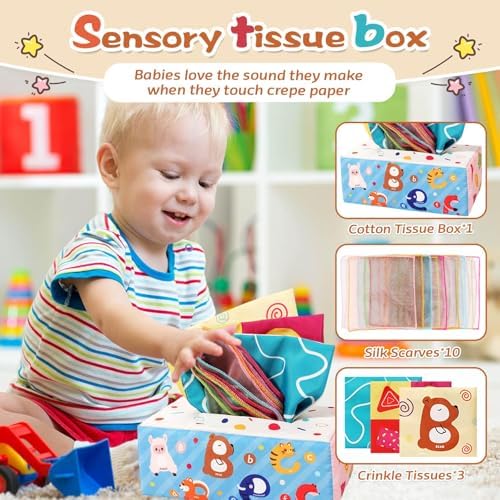 Montessori Toys for 6-12 Months, 4 in 1 Baby Toys for 6 Month Old - Image 5
