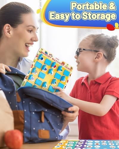 Matching Memory Game for Kids, Travel Toys Games Activities for 3-5 4-8 - Image 5