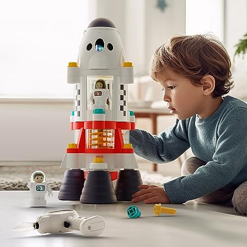 iPlay, iLearn Rocket Space Toy 3 4 5 Year Old Boys Kids Girls, Toddler STEM by iPlayiLearnLLC