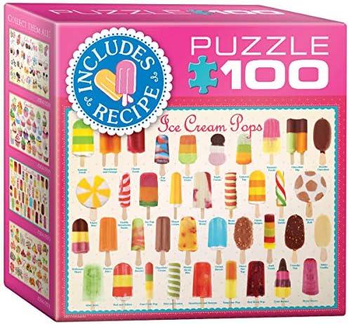 EuroGraphics Ice Cream Pops Mini Puzzle (100-Piece) by EuroGraphics