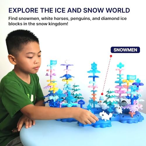 Flower Garden Building Toy, Polar STEM Blocks - Image 5
