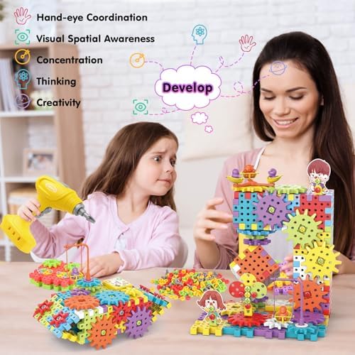 Building Toys, 234 Pieces Upgrade Gear Building Blocks Set - Image 4