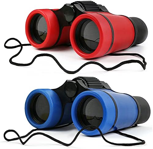 Scotamalone Kids Binoculars Shock Proof Toy Binoculars Set for Age 3-12 Years Old Boys Girls Bird Watching Educational Learning Hunting Hiking Birthday Presents by Scotamalone