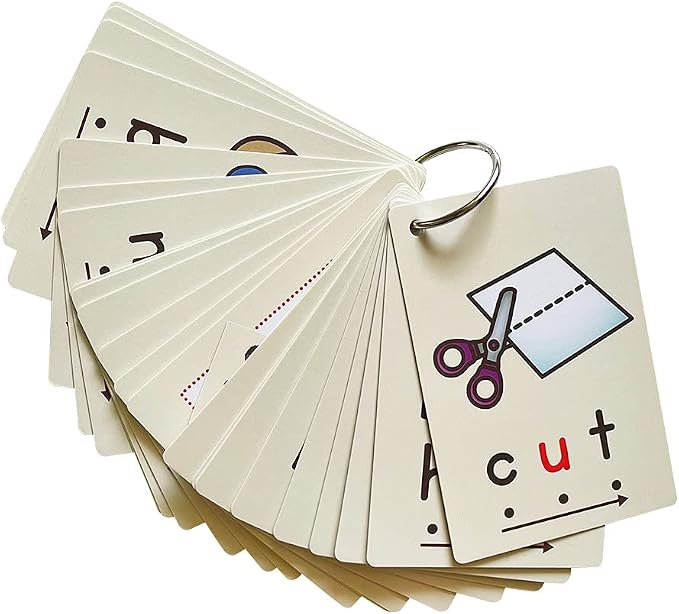 Lilias CVC Flashcards, CVC Word Builders, Toddler Learning Toys, Learning Supplies for Kindergarten Preschool, 126 Cards, 4.3 X 3 inch - Image 8