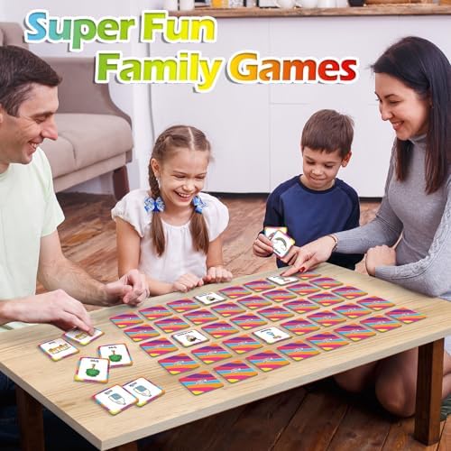 Aizweb First Words Match Game,Memory Game,52 Pcs Toddler Baby Flash Cards,Educational Toys for Pre K Preschool Kindergarten Learning Activities,Speech Therapy Materials Classroom Must Haves - Image 6