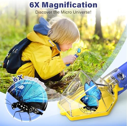Bug Catcher for Kids with 6X Magnifier, STEM Educational Exploration Toys - Image 3