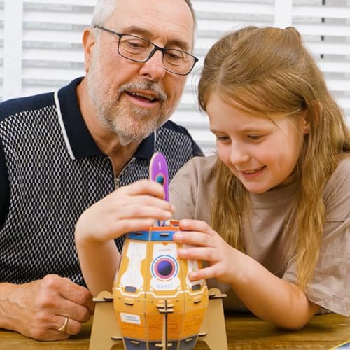 National Geographic Educational Kit to Build Your Own Rocket for Kids Ages 5+ 16cm x 26cm x 6cm - Image 7