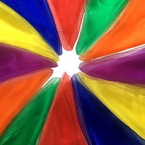 AIVIAI Dance Scarves Music Scarves for Children Movement and Juggling 12pcs - Image 6