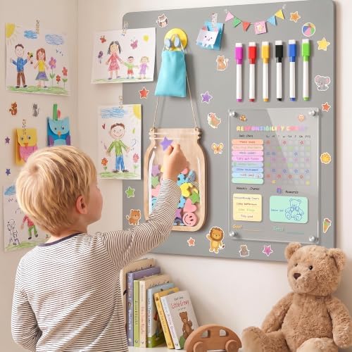 Acrylic Magnetic Chore Board for Kids - Image 2