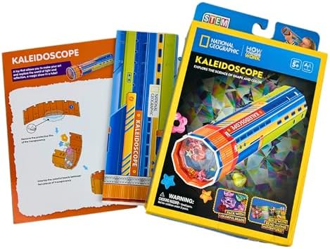 University Games National Geographic Build Your Own Kaleidoscope Science Educational Toy, Ages 5 and Up - Image 3