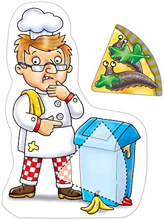 ORCHARD TOYS Moose Games, Pizza! Game. Match Colors and Shapes to Make a Perfect Pizza. for Ages 3-7 and 2-4 Players - Image 4
