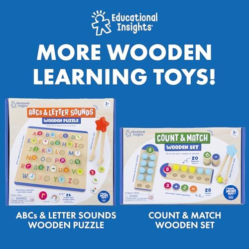 Educational Insights Pattern & Sequencing Wooden Board - Color Matching Toy for Kids, Fine Motor Kits, Sequence Board Games for Toddlers, Preschool Manipulatives, Ages 3+ - Image 6