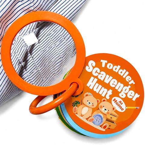 Scavenger Hunt at Home | Indoor Toddler Activity Cards with Magic Kaleidoscopic Lens | Sensory Games for 2-3 Year Olds | Learning Toys | Rainy Day Activity for Kids by Goliath