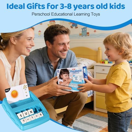 Montessori Matching Letter Game Toys for 3 4 5 Year Old Boy Girl Gifts Kids - Image 7