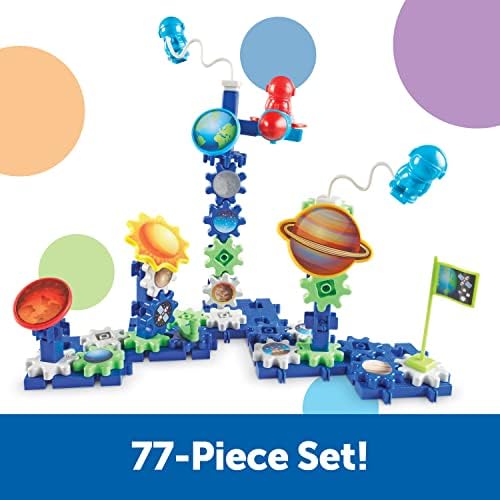 Learning Resources Gears! Gears! Gears! Space Explorers Building Set - 77 Pieces, Ages 4+, STEM Activities, Fine Motor Skills, Toddler Explorer Kit, Science and Construction, Boys and Girls Gifts - Image 4